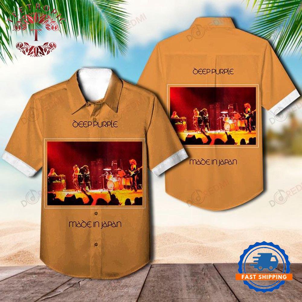Deep Purple Rock Band Vintage Hawaiian Shirt