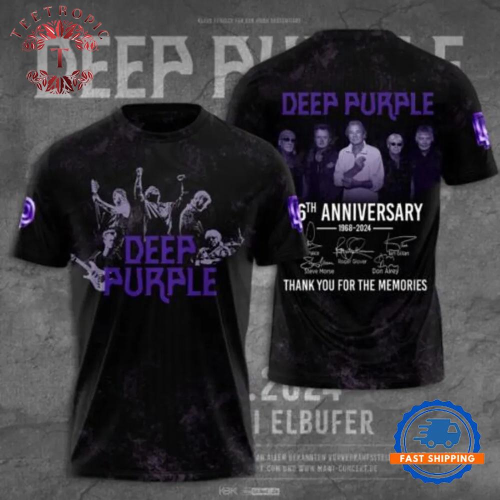 Deep Purple Rock Music 3D Shirt