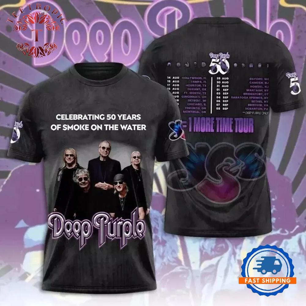 Deep Purple Shirt Rock Band Music 3D T Shirt