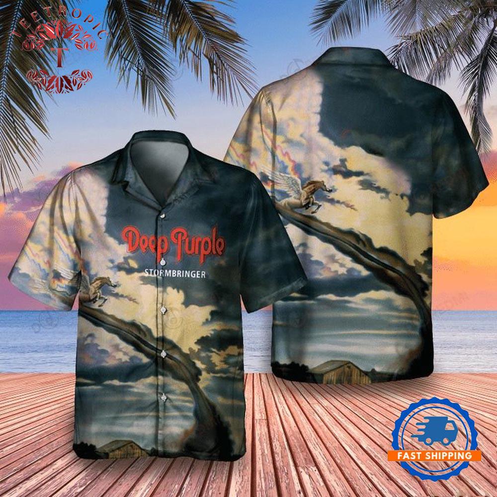 Deep Purple Stormbringer 1974 Album Hawaiian Shirt