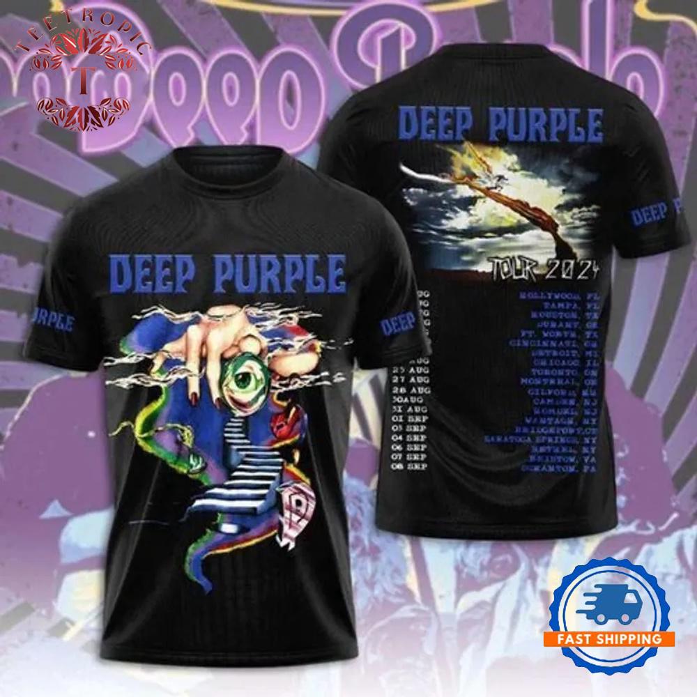 Deep Purple Tour Special Design 3D T-Shirt