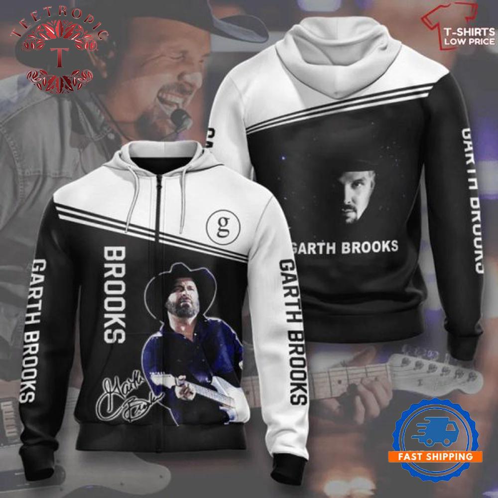 Garth Brooks Signature All Over Printed 3D Hoodie