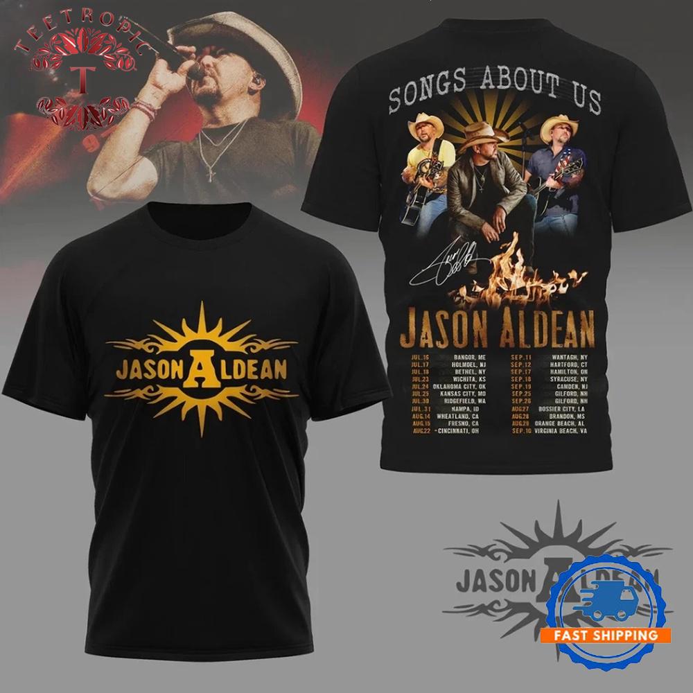 Jason Aldean Songs About Us Tour 2026 T-Shirt