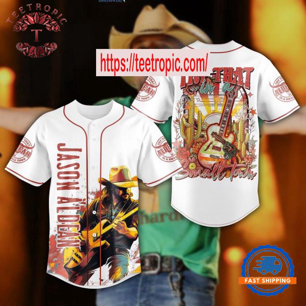 Jason Aldean Try That In A Small Town Art Baseball Jersey
