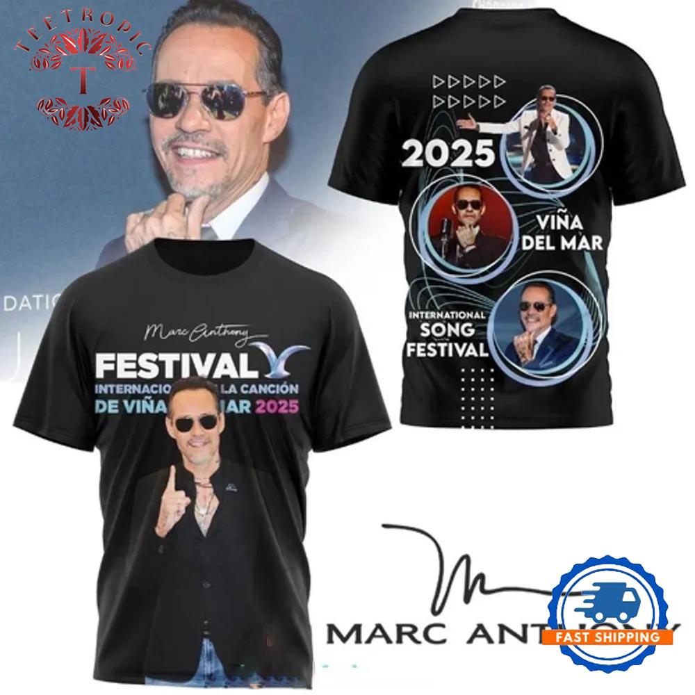 Marc Anthony International Song Festival 2025 3D T-Shirt