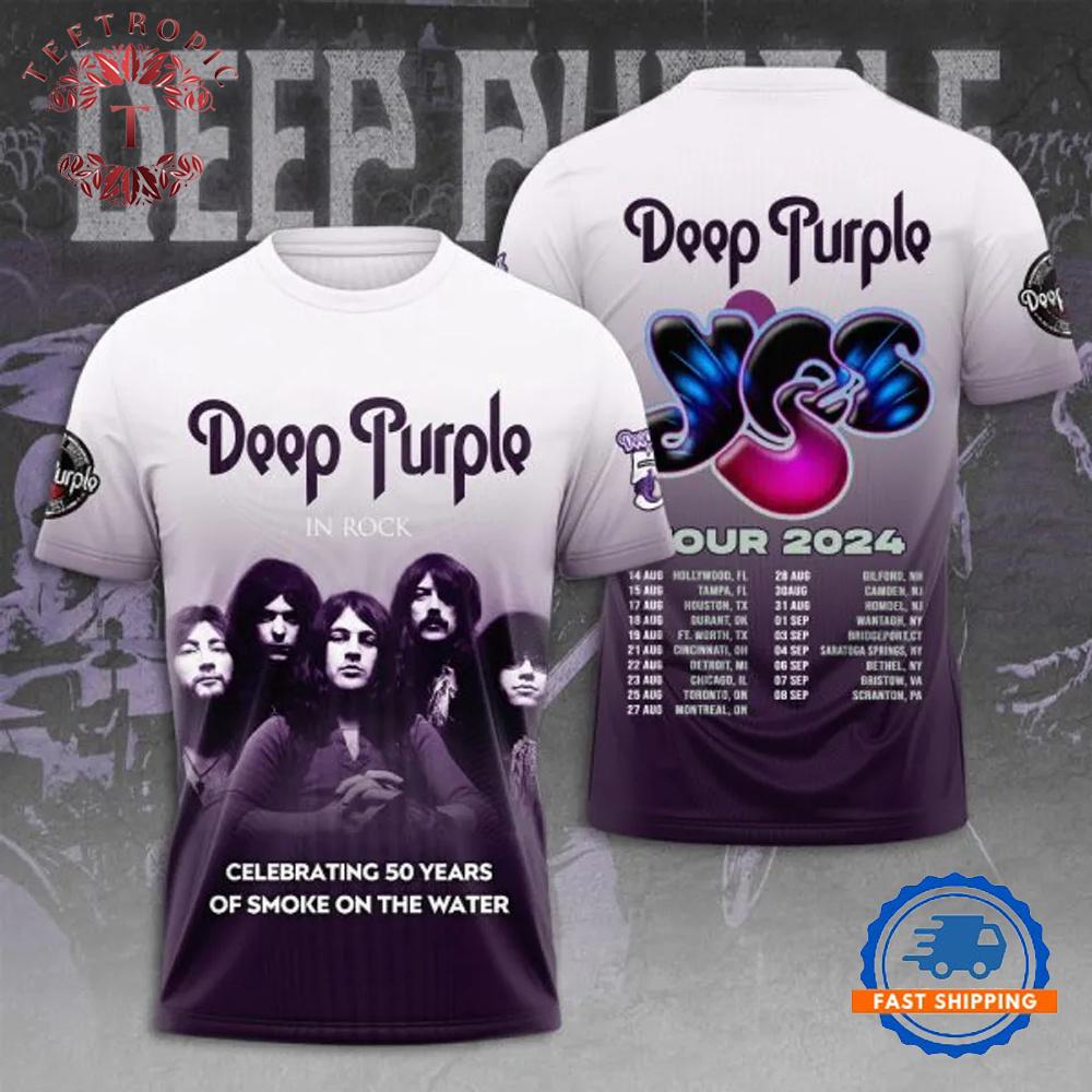 Rock Metal Deep Purple 3D T Shirt