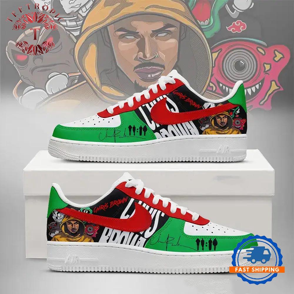 Style Chris Brown Air Force 1 Shoes