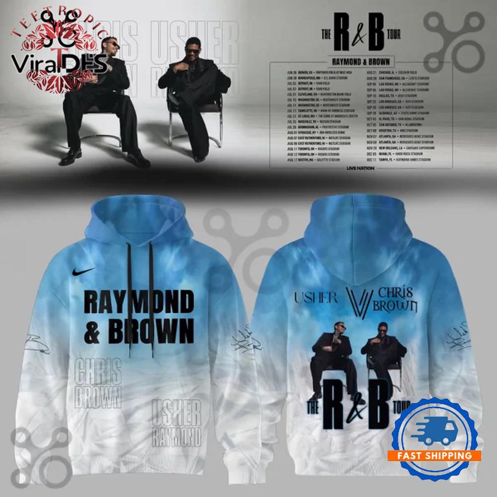 Usher Chris Brown R&B Tour Raymond & Brown Hoodie
