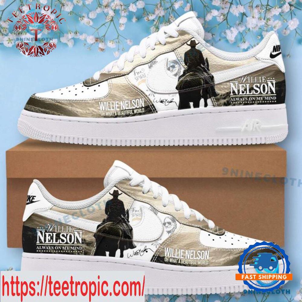 Willie Nelson Always On My Mind Air Force Shoes