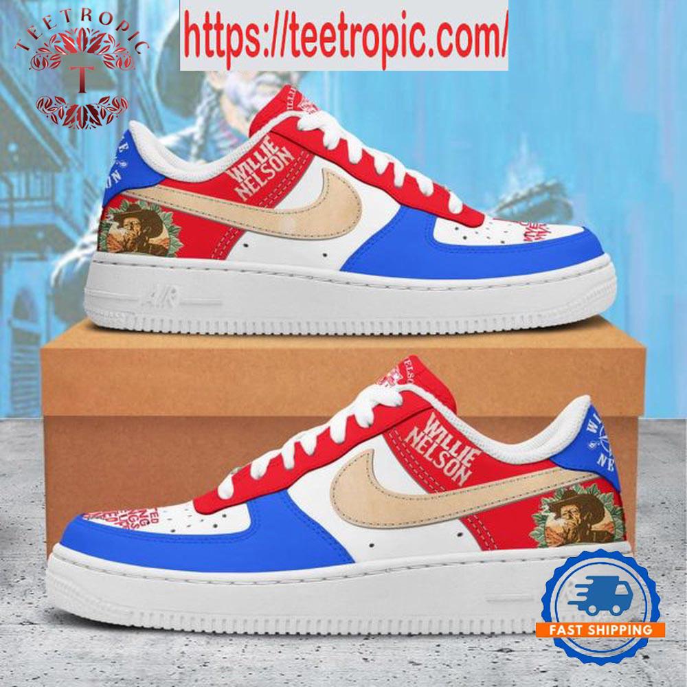 Willie Nelson My Whole Life Turned Around Air Force 1 Shoes