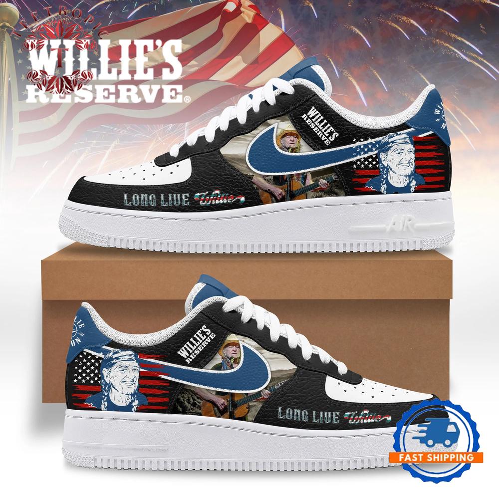 Willie Nelson Willie’s Reserve Air Force 1 Shoes