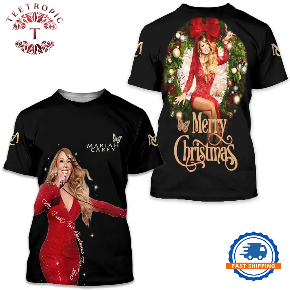 2024 Mariah Carey Merch 3D T-Shirt