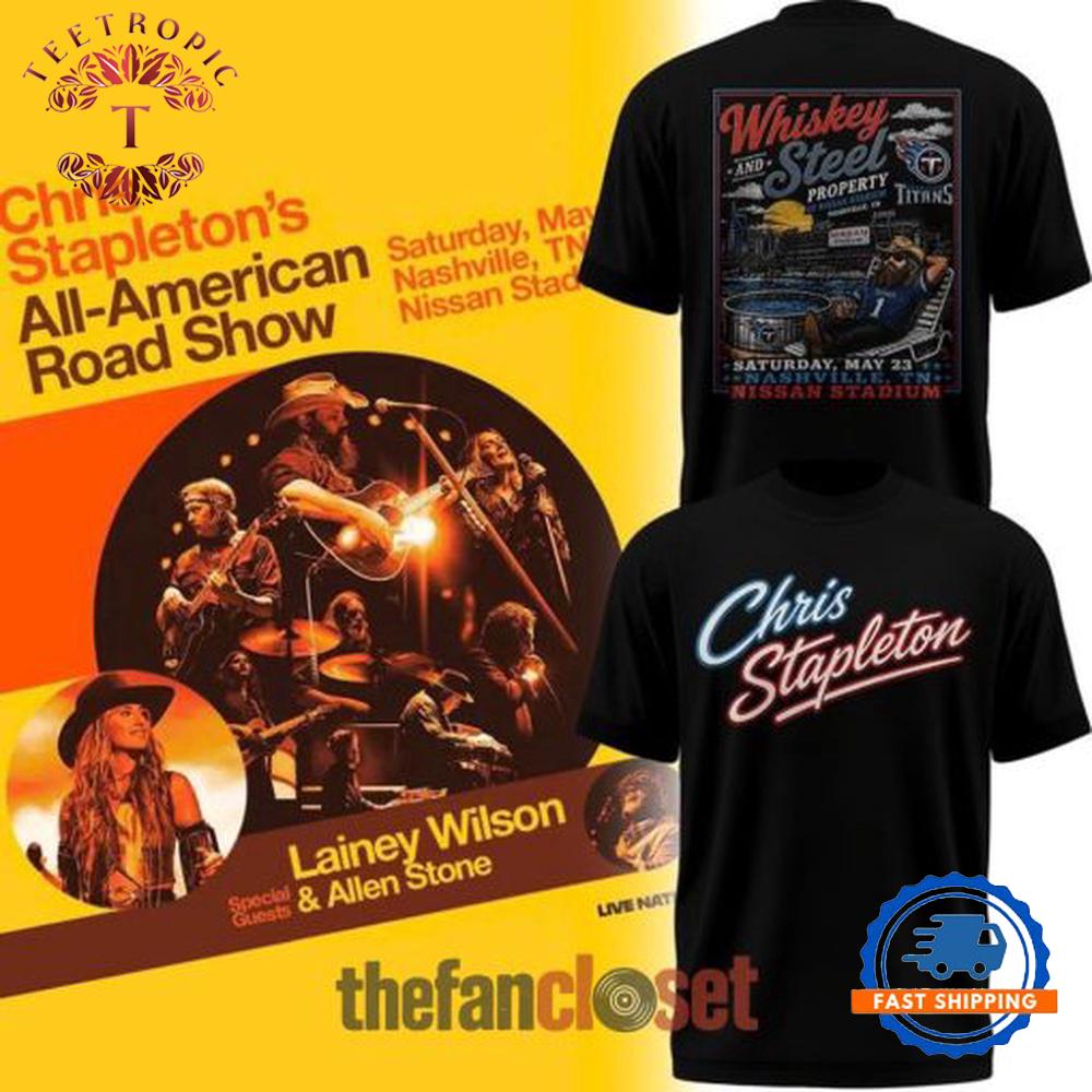 2026 Chris Stapleton Nissan Stadium 3D Shirt