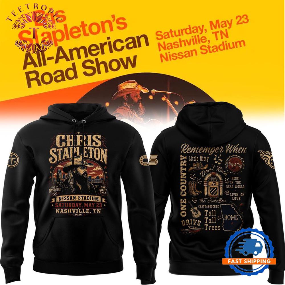 Chris Stapleton All American Road Show 2026 Live in Nashville Hoodie