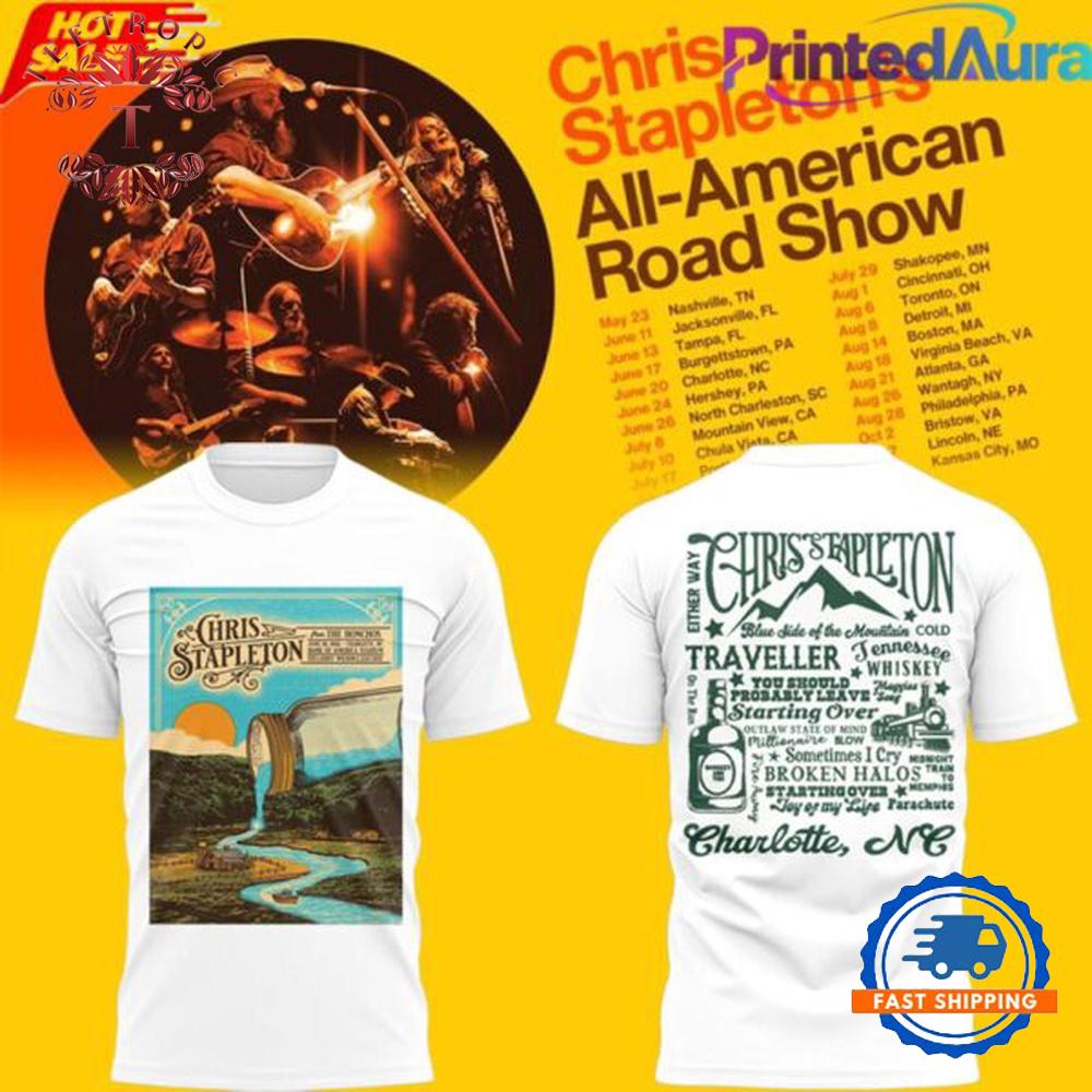 Chris Stapleton All-American Road Show in Charlotte T Shirt