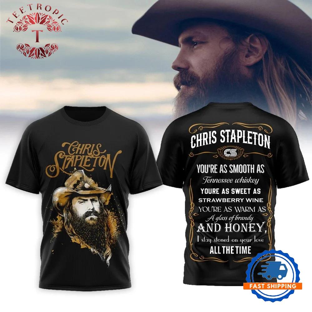 Chris Stapleton Country Music Tennessee Whiskey T Shirt