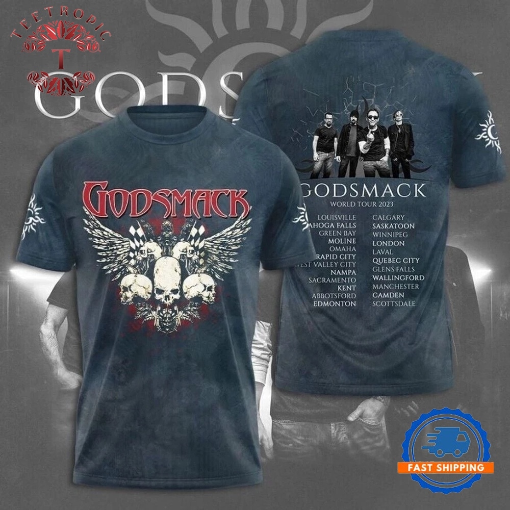 Godsmack Band Tour T Shirt