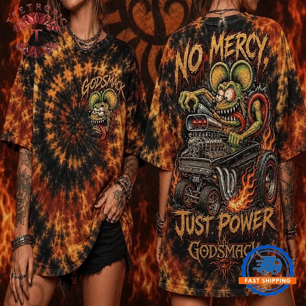 Godsmack No Mercy 3D AOP T Shirt