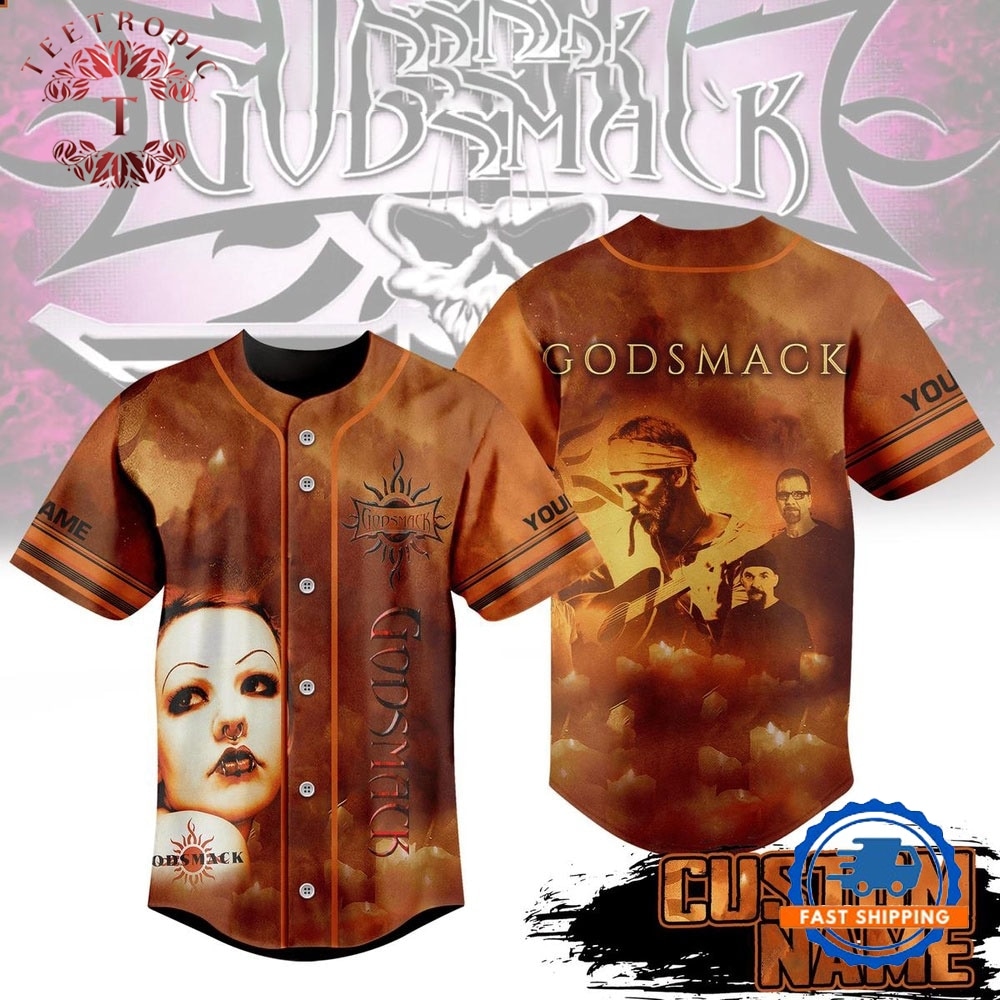 Godsmack Under Your Scars Fan Personalized Baseball Jersey