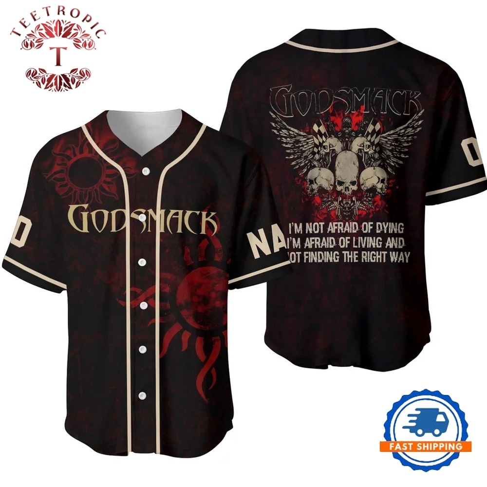 Godsmacks Personalized Baseball Jersey