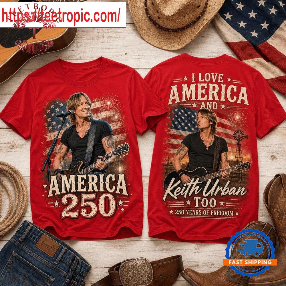 Keith Urban 250 Years Of Freedom 3D Shirt