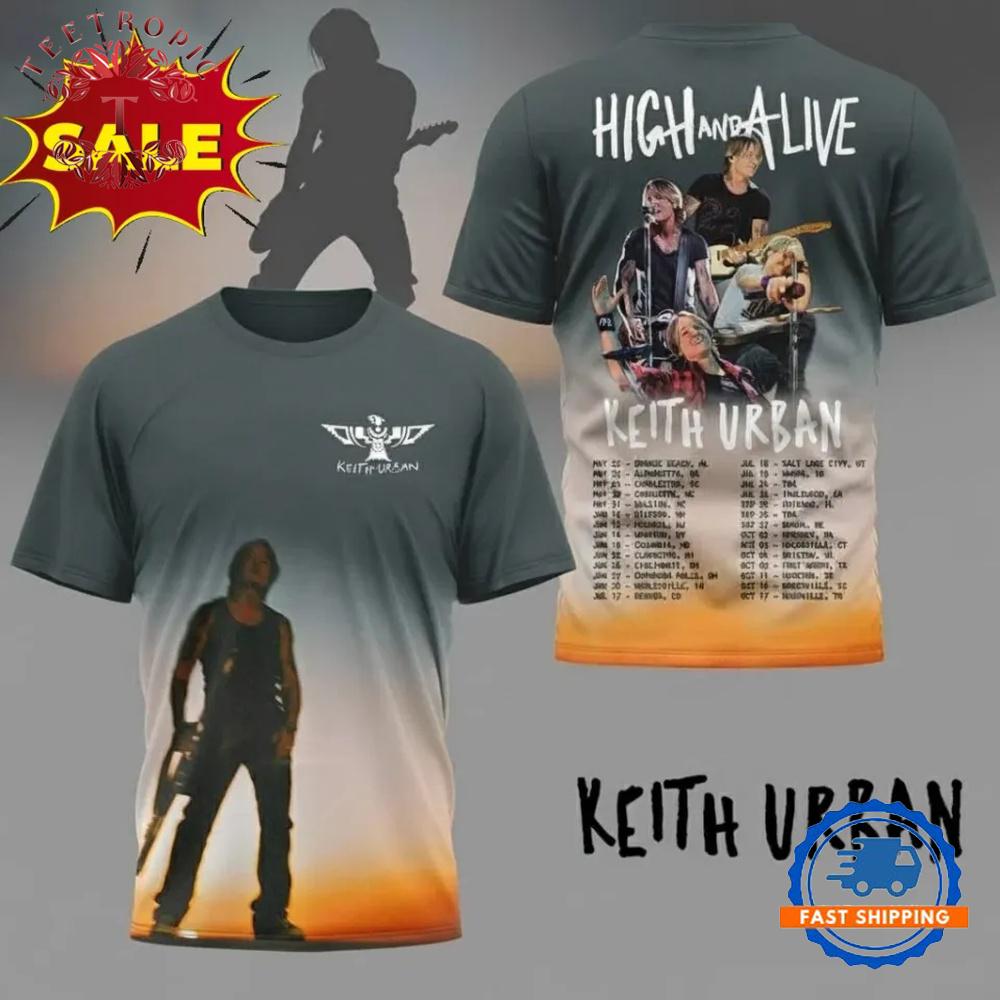Keith Urban Live In Tour 3D T Shirt