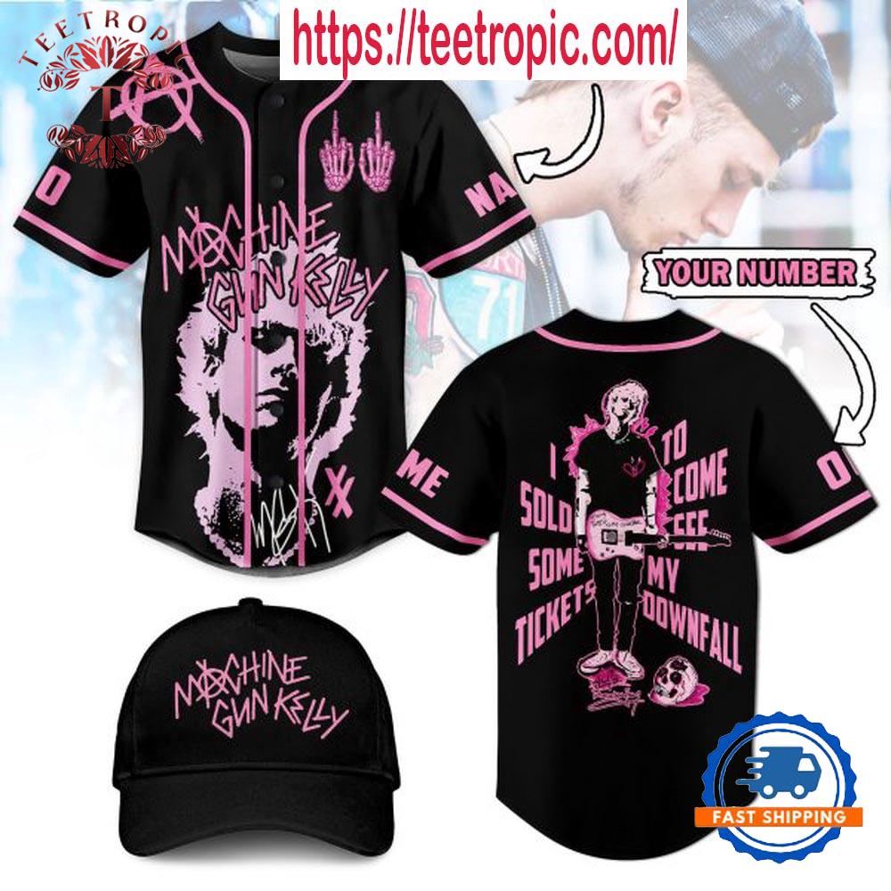 Machine Gun Kelly I Sold Some Tickets To Come See My Downfall Personalized Baseball Jersey