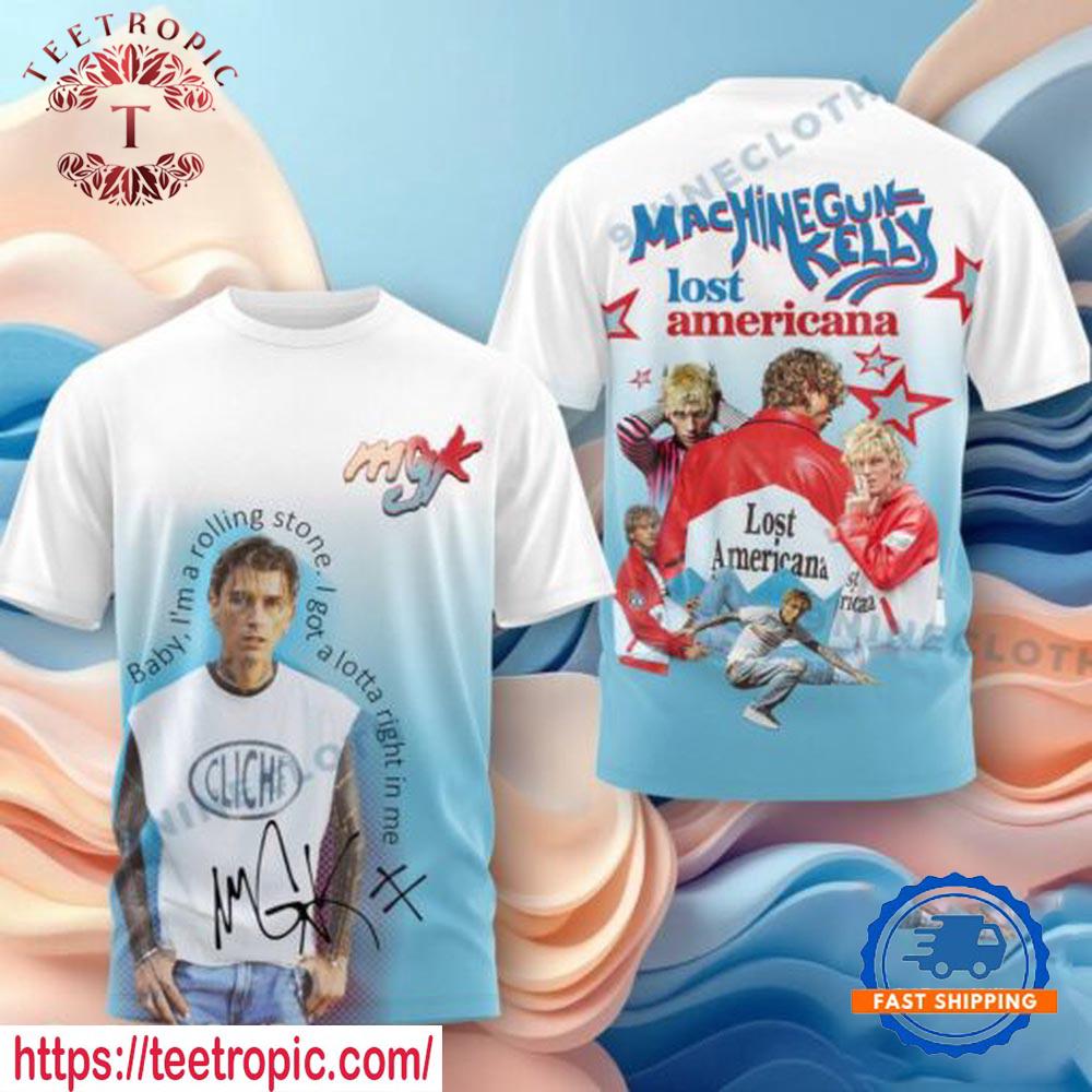 Machine Gun Kelly Lost Americana 3D Shirt
