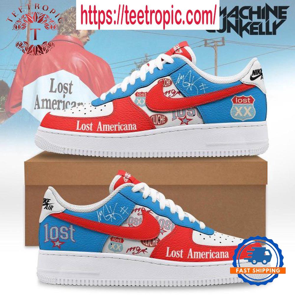 Machine Gun Kelly Lost Americana Air Force 1 Shoes