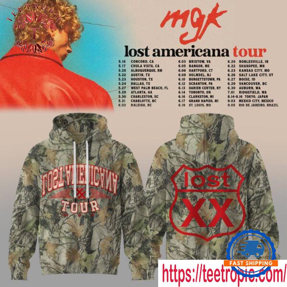 Machine Gun Kelly Lost Americana Tour 2026 Special Hoodie