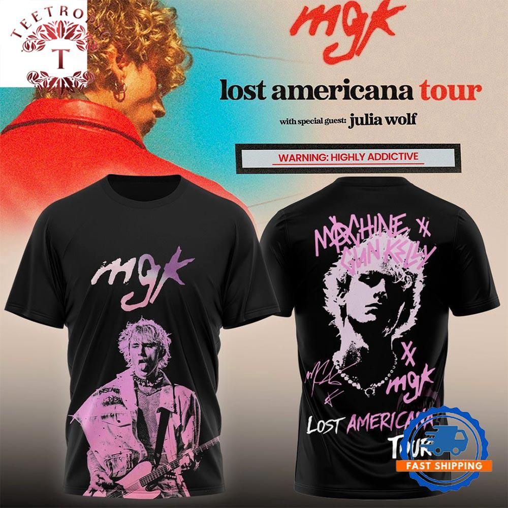 Machine Gun Kelly Lost Americana Tour 3D T Shirt