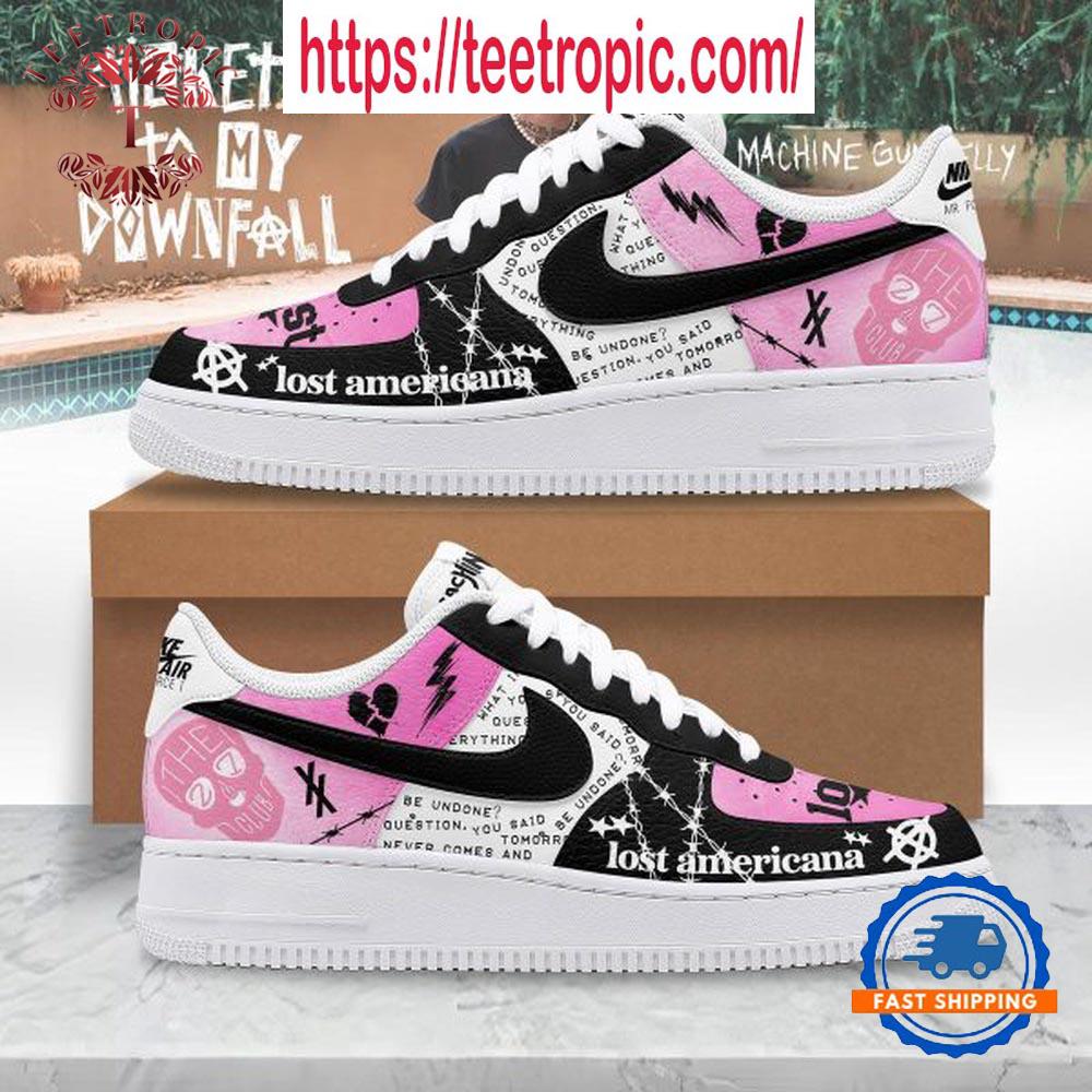 Machine Gun Kelly Tickets To My Downfall Air Force 1 Shoes