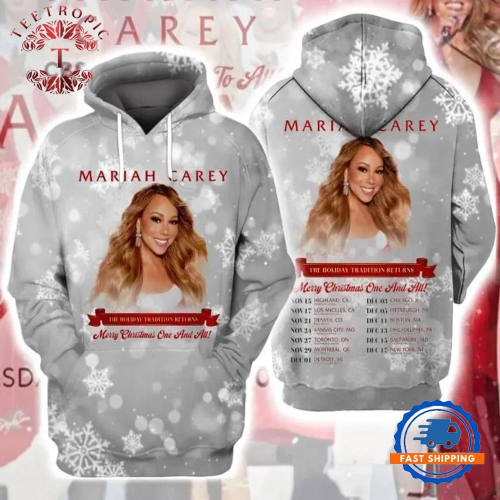 Mariah Carey Christmas Time 3D Hoodie