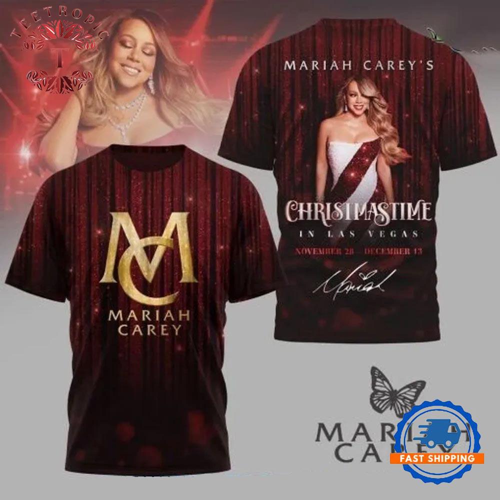 Mariah Carey Christmas Time 3D T-Shirt