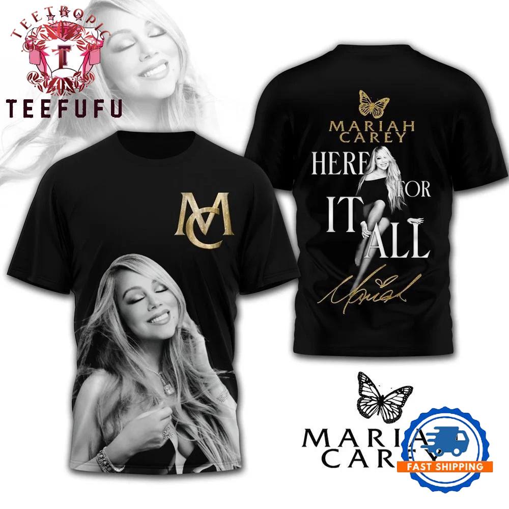 Mariah Carey Music Signature 2026 3D Shirt