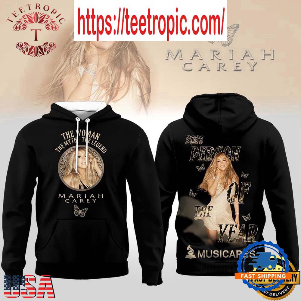 Mariah Carey Person of the Year 2026 Black Hoodie