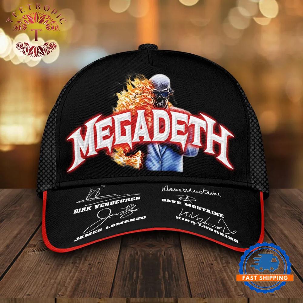 Megadeth 2026 Tour Heavy Metal Legends Classic Cap