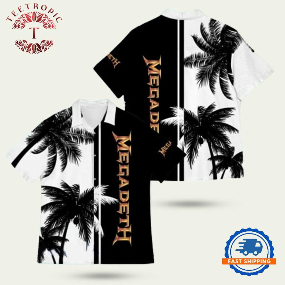 Megadeth Coconut Vintage Hawaiian Shirt