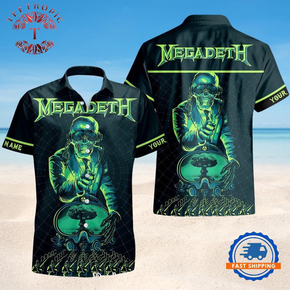 Megadeth Dystopian Command Hawaiian Shirt