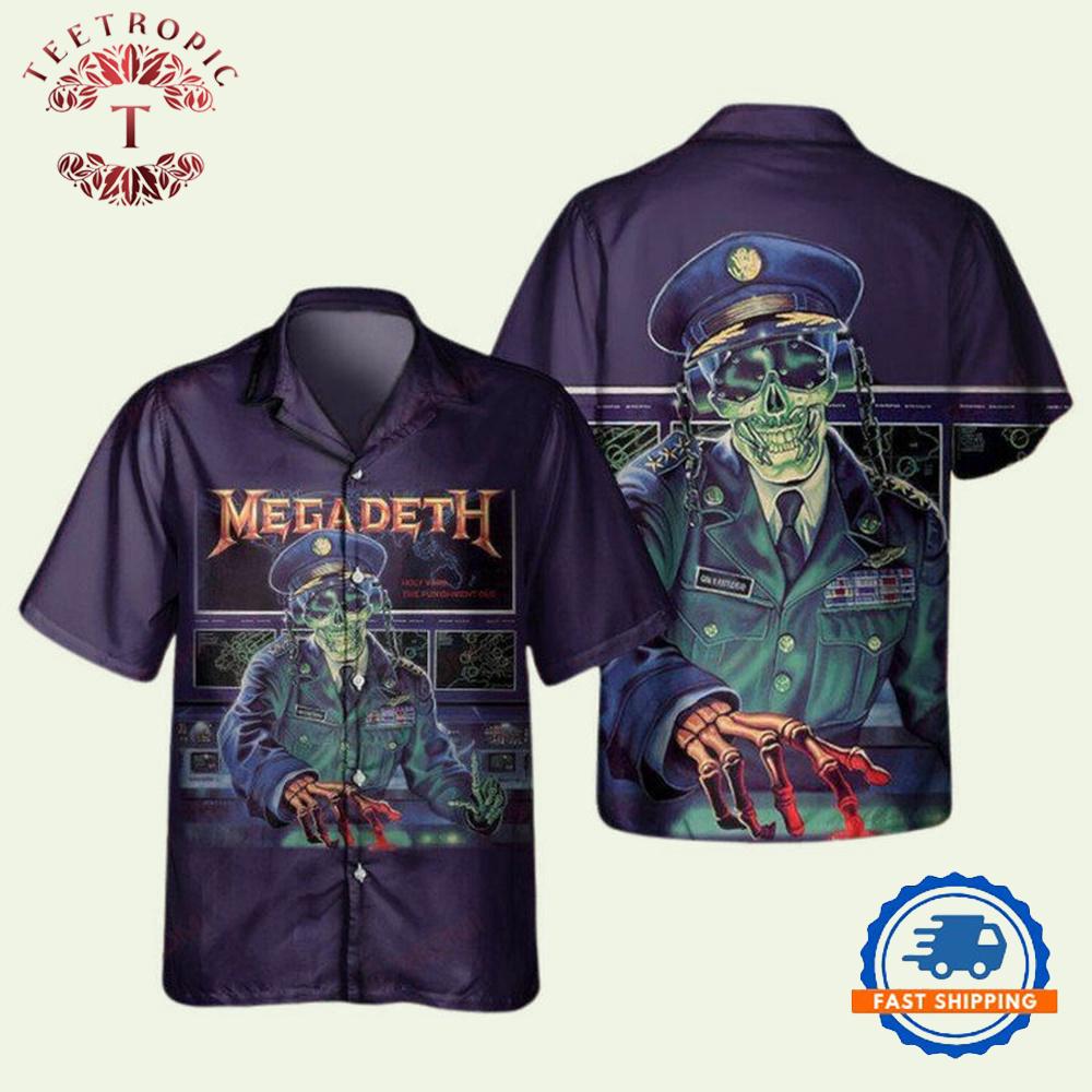 Megadeth Holy Wars The Punishment Due Hawaiian Shirt