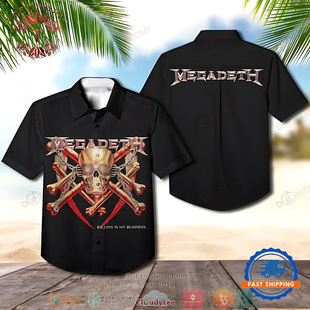 Megadeth Killing Is My Business Hawaiian Shirt