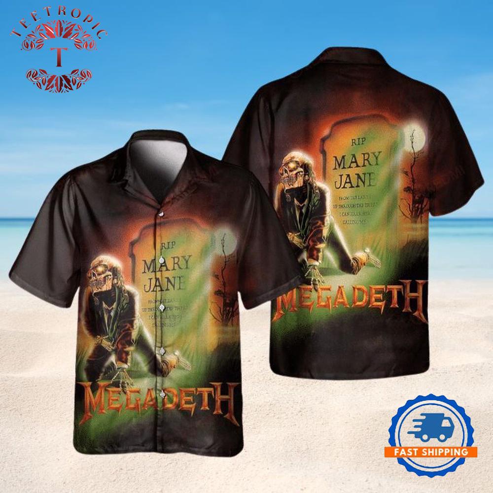 Megadeth Mary Jane Memorial Hawaiian Shirt