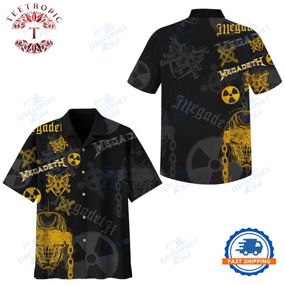 Megadeth Nuclear Chaos Hawaiian Shirt
