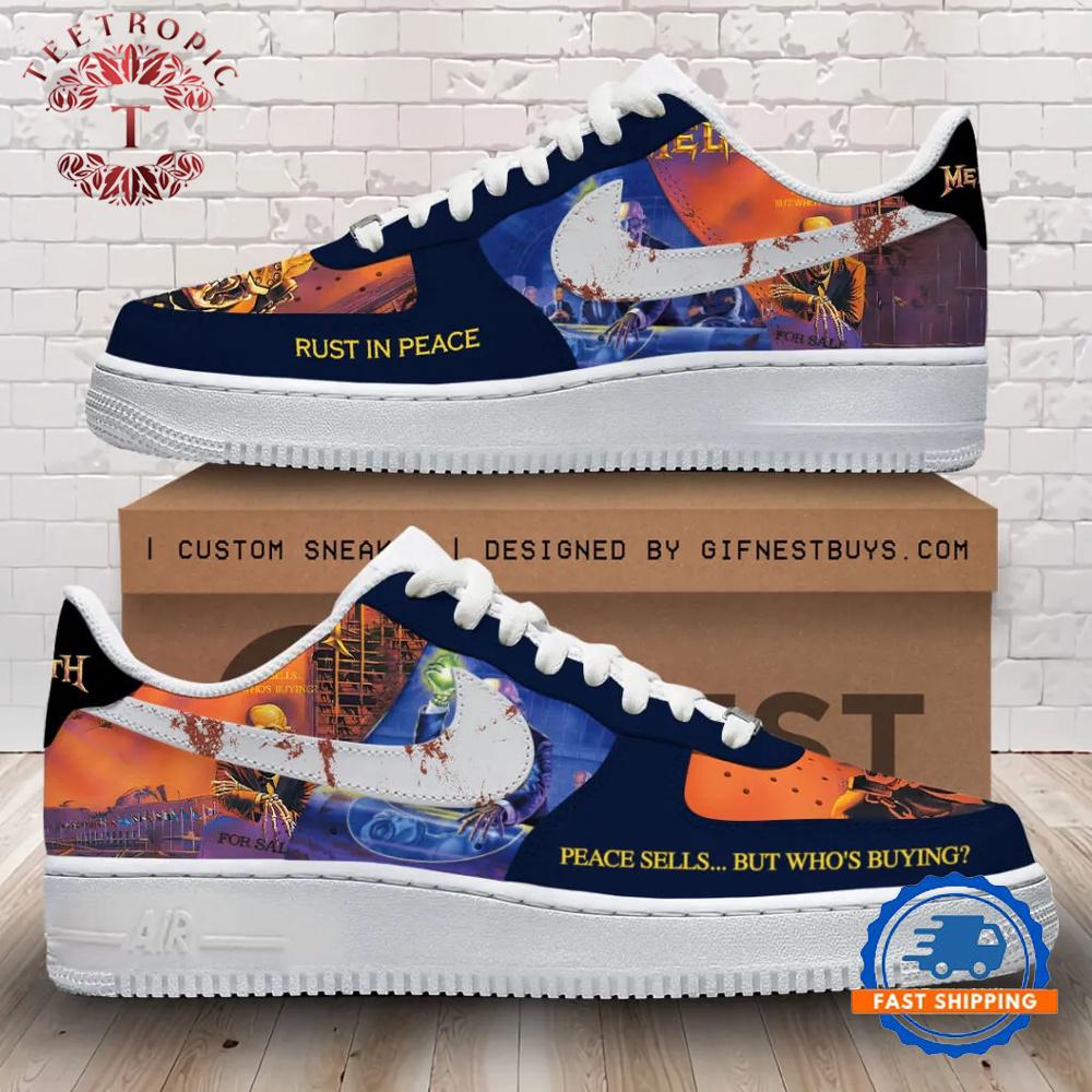 Megadeth Peace Sells Air Force 1 Shoes Sneaker