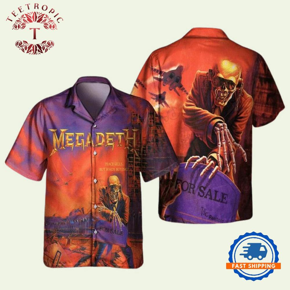 Megadeth Peace Sells But Whos Buying 1986 Hawaiian Shirt
