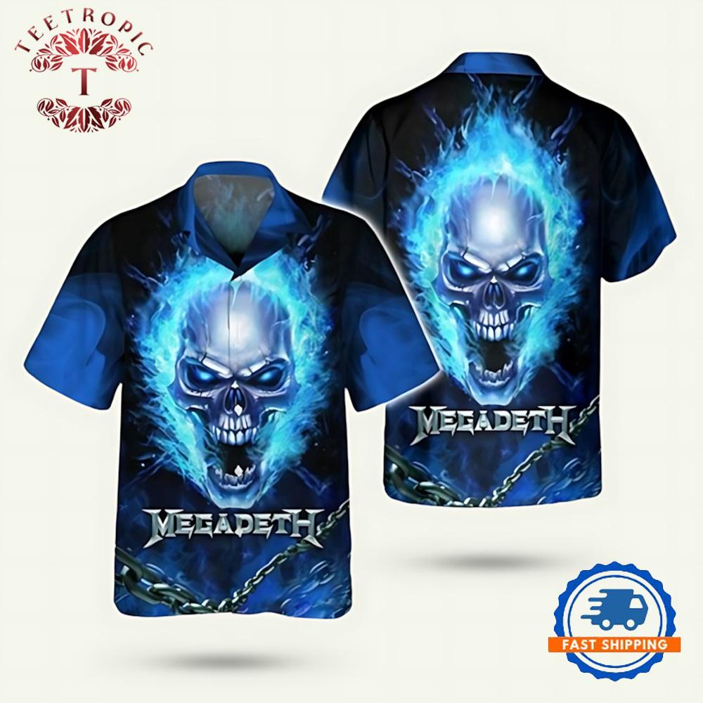 Megadeth Rock Band Dystopia Hawaiian Shirt
