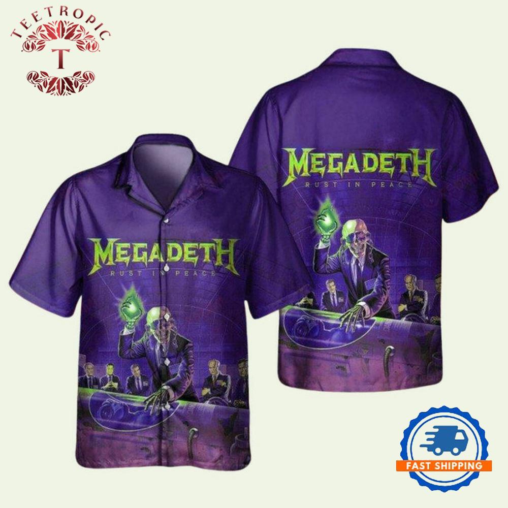 Megadeth Rust In Peace 2 Hawaiian Shirt