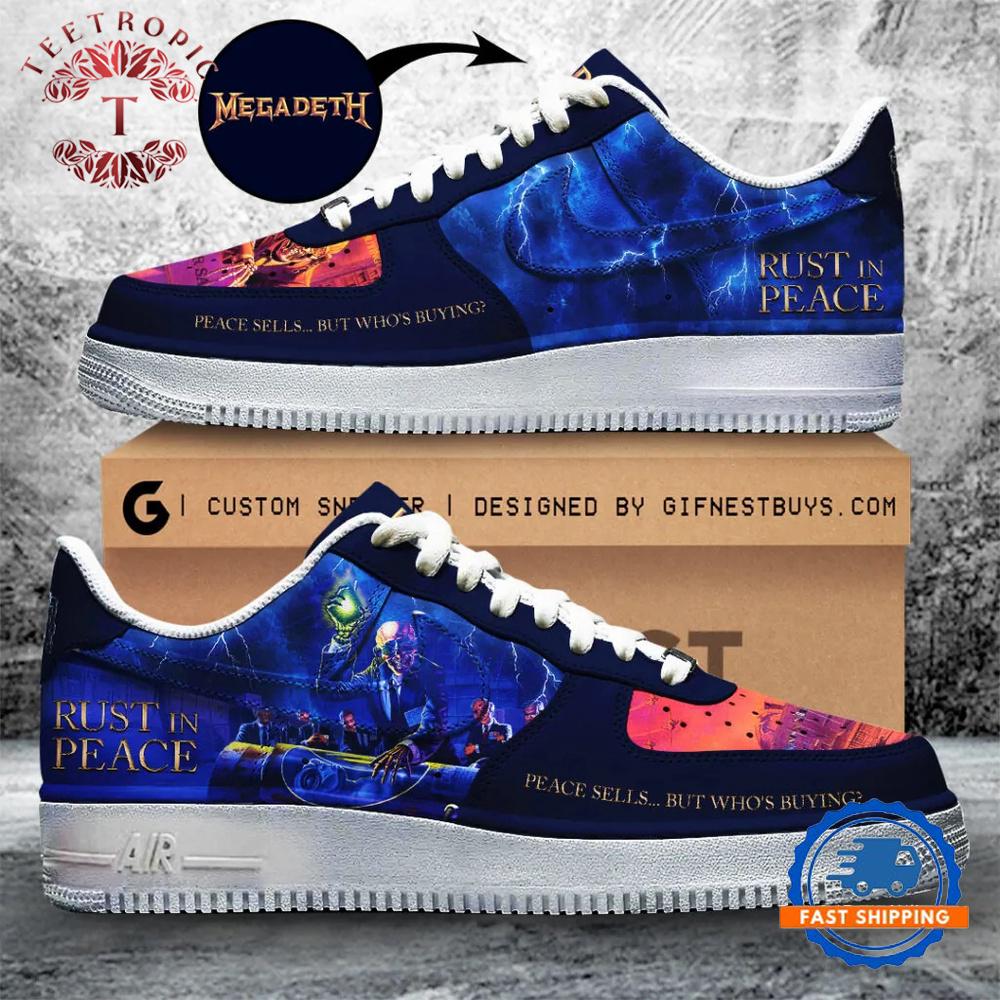 Megadeth Rust In Peace Air Force 1 Shoes Sneaker