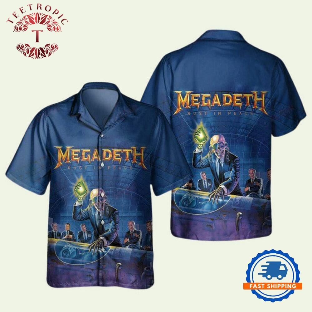 Megadeth Rust In Peace Hawaiian Shirt