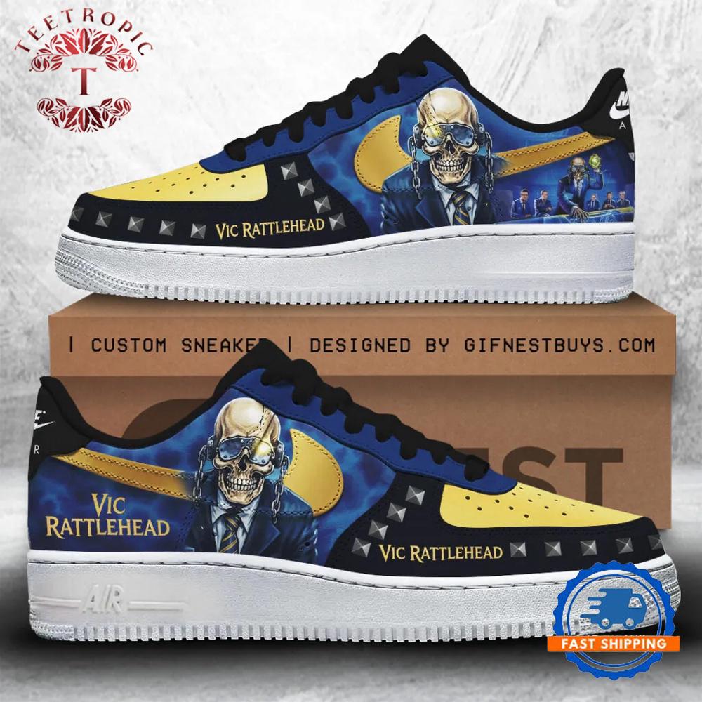Megadeth Vic Rattlehead Air Force 1 Shoes Sneaker